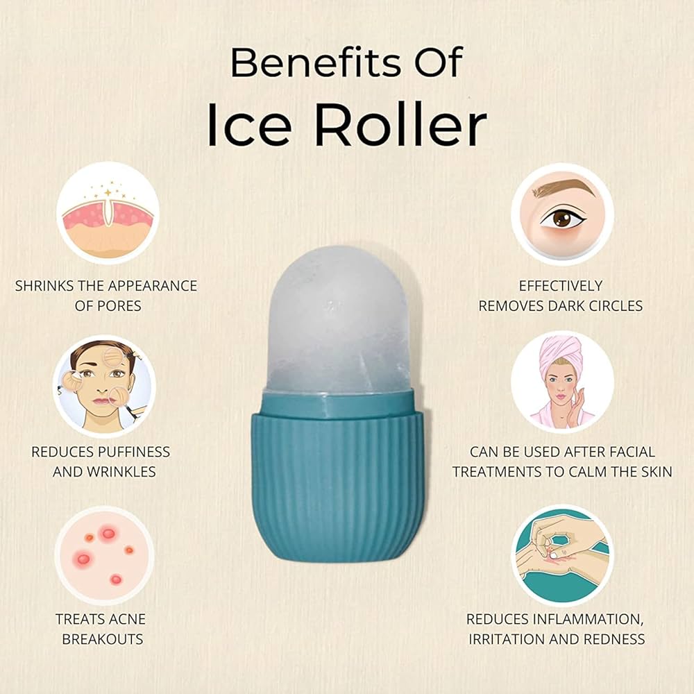 Cold Therapy Ice Roller for Face & Body